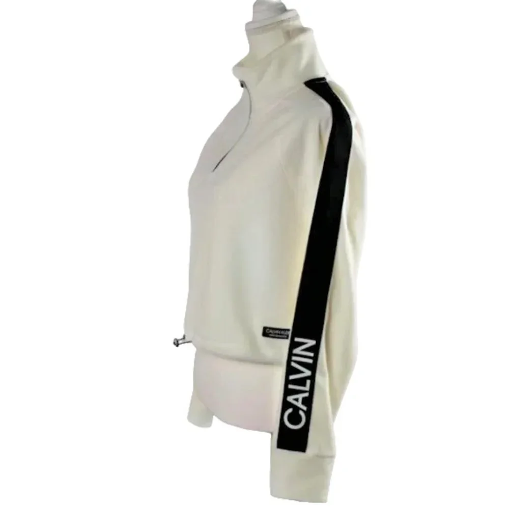 Calvin Klein Performance Wear White & Black Pullover Size Medium